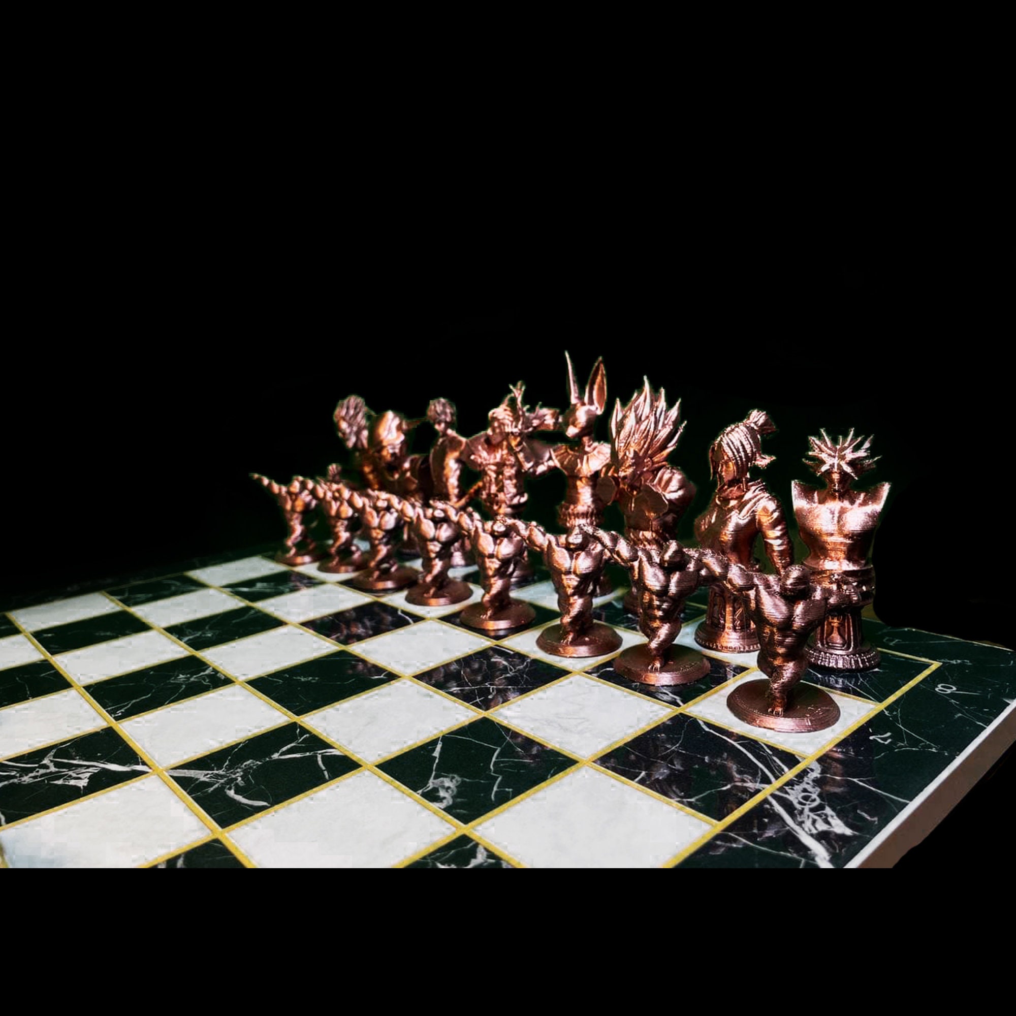 Attack on Titans chess set | Anime-themed 3D-printed chess board and pieces  | Anime | AoT