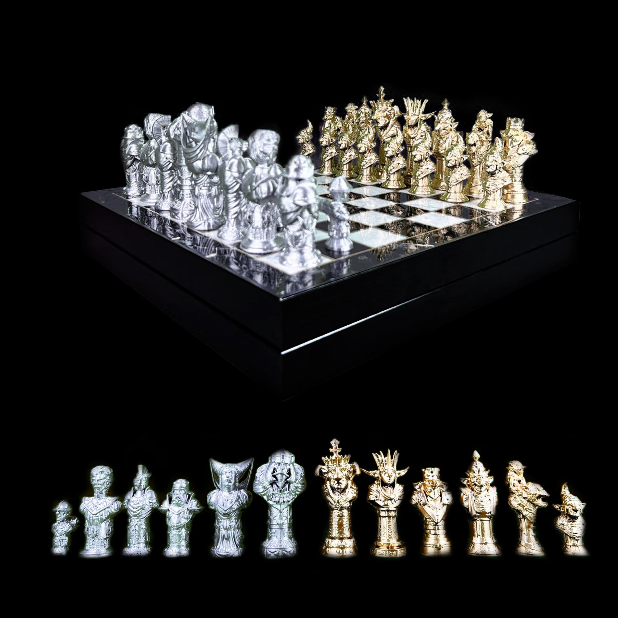 Premium Photo  Chess games and strategy concept luxury hobby made by  aiartificial intelligence