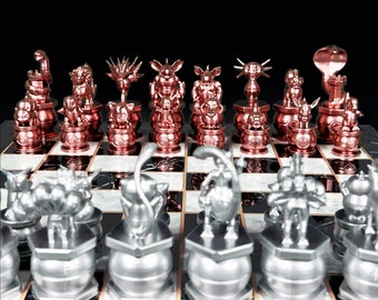Unique Pokemon Chess Set With Chessboard - Bring the World of Pokemon to Your Next Game Night | Personalized Selection
