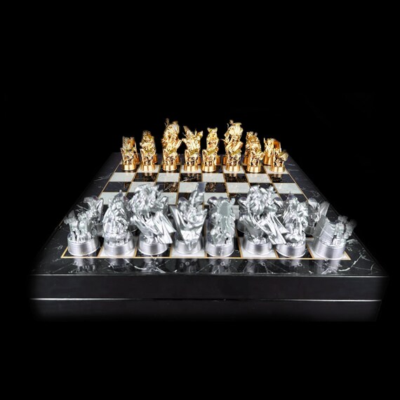 Cyber Game Chess Set With Chessboard PC Game Chess Pieces -  Portugal