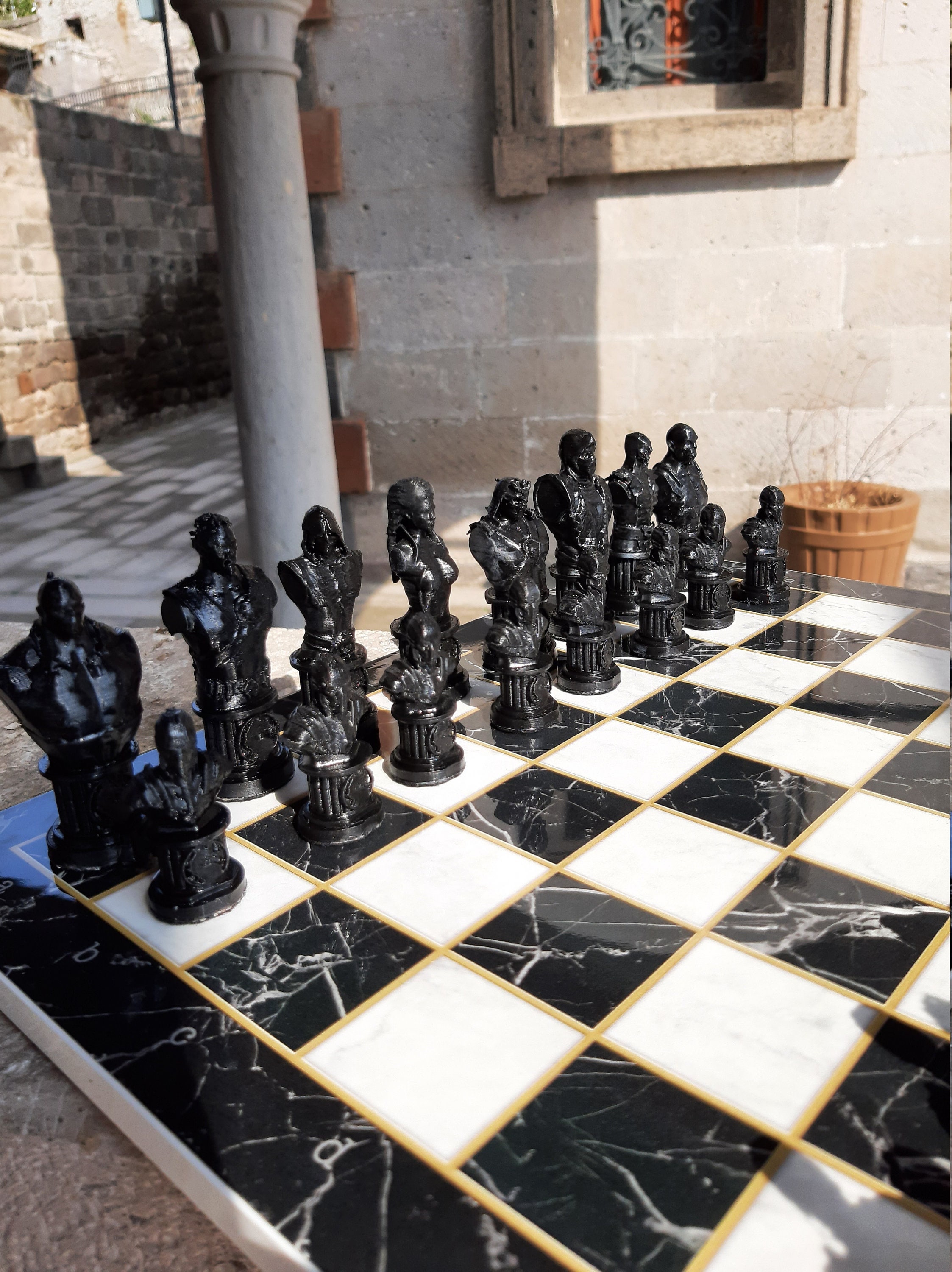 Mortal Kombat Chess Set-mortal Kombat Fight Chess Set - Etsy Finland