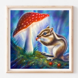 Chipmunk Art Print