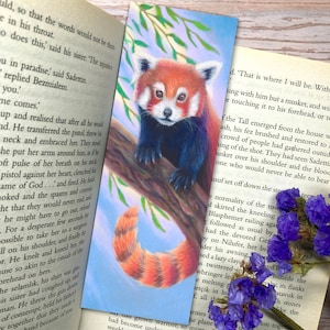 Red Panda Bookmark Perfect as a Small Gift