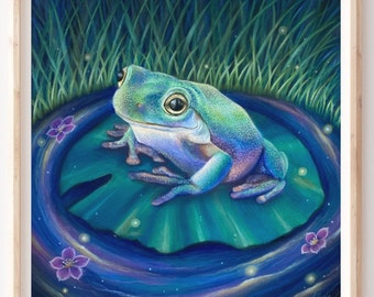Frog Art Print