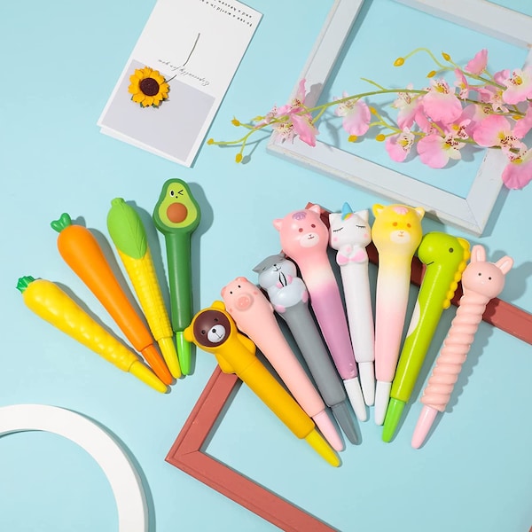 Squishy and Cute Kawaii Pen Kawaii Accessories Cute Girl Pens *CHOOSE DESIGNS*