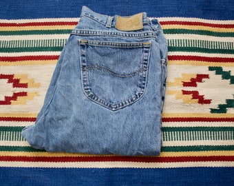 Lee 205-5694 Relaxed Fit Union Made in USA Denim Jeans 90s (36x36)