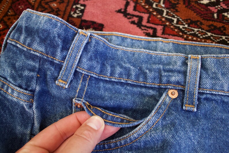 Levi/'s 505 Orange Tab Made in USA Denim Jeans 90s 38x30