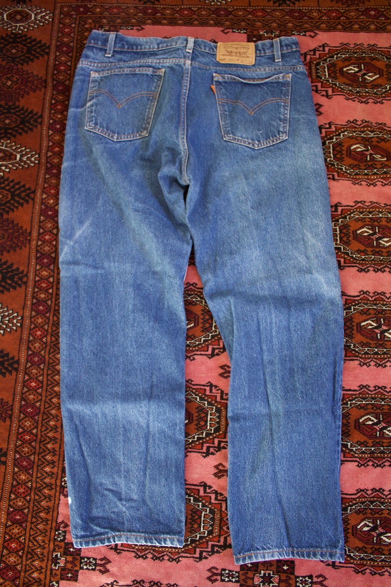 Levi/'s 505 Orange Tab Made in USA Denim Jeans 90s 38x30