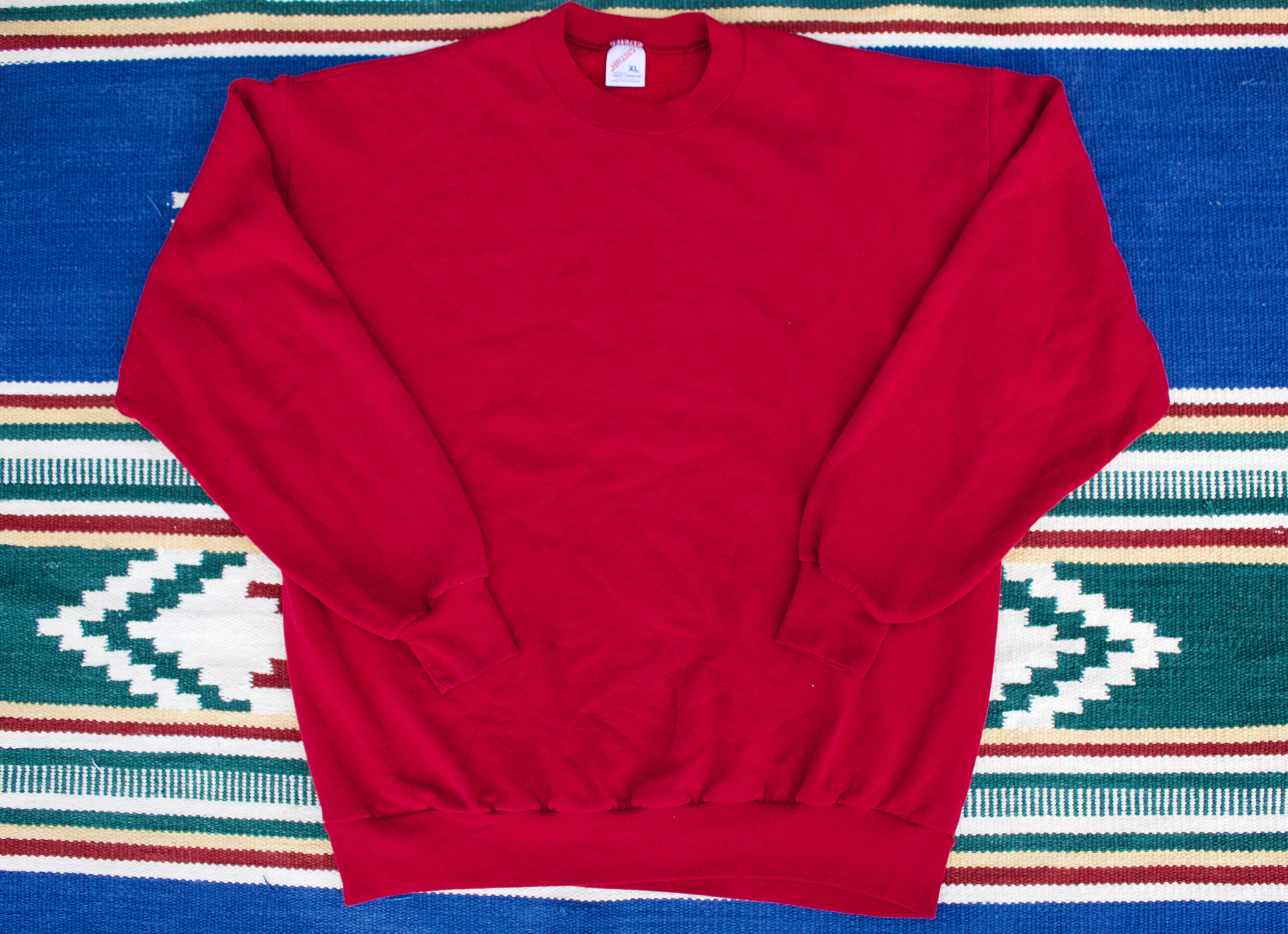 blank red sweatshirt