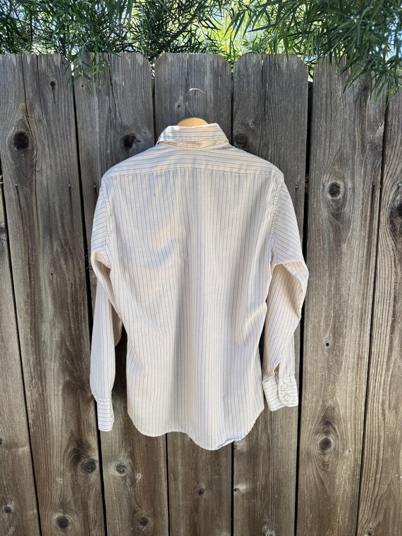 Levi's Button-Up Vertical Striped Long-Sleeve Shi… - image 2