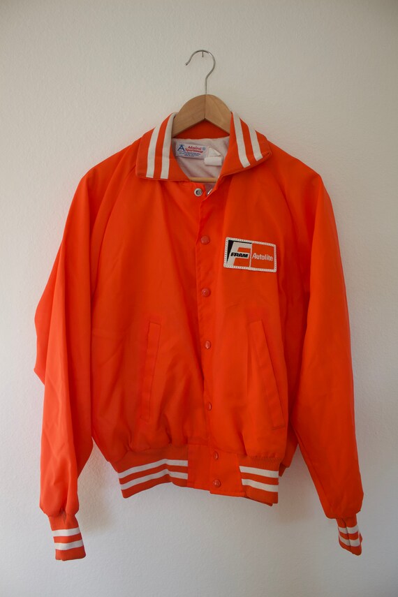 Admiral Sportswear Fram Autolite Orange Coach Jacket Etsy