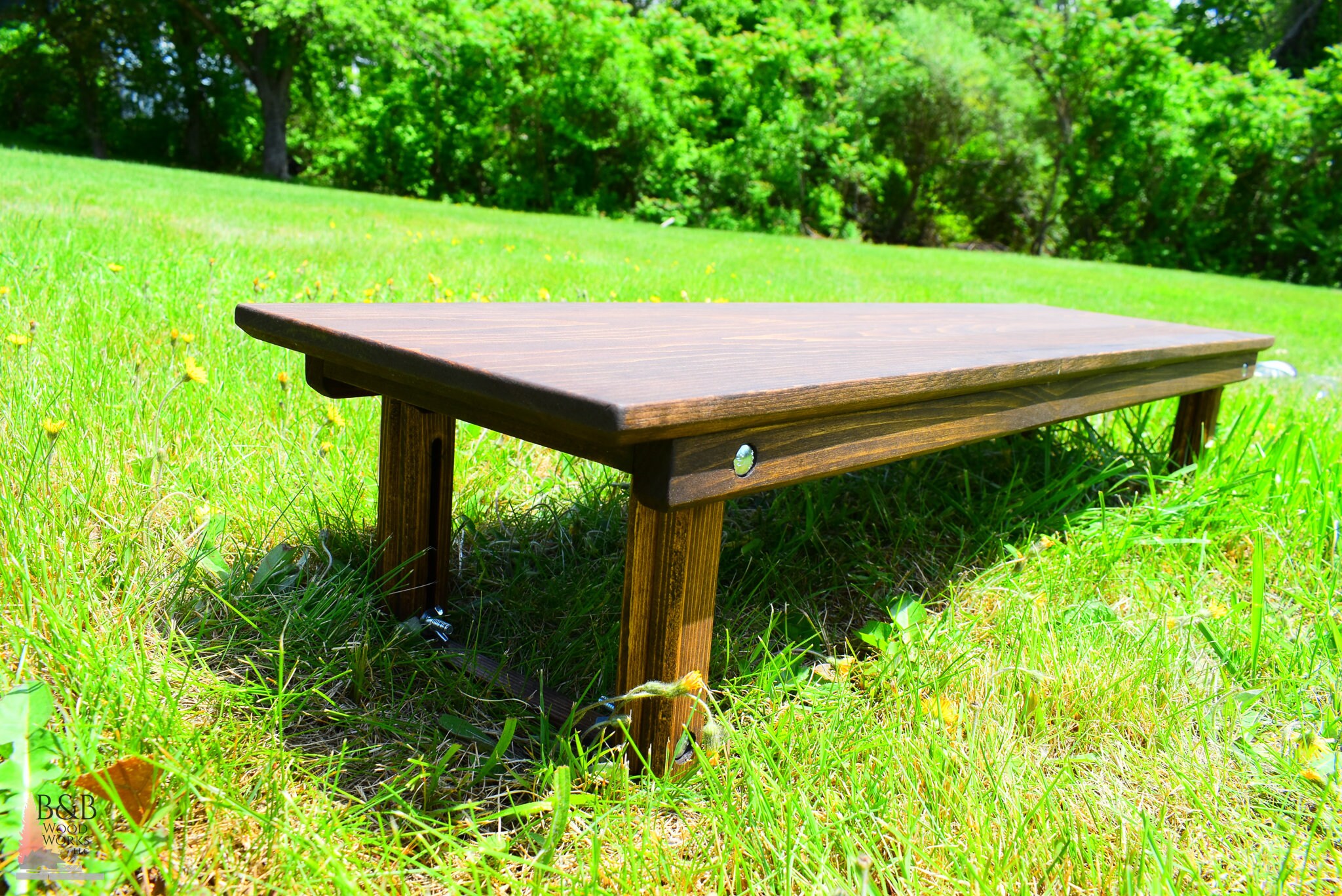 Height Adjustable Low Portable Picnic Table With Foldable Legs Etsy