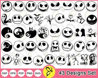 Download Jack Skellington Svg Etsy SVG Cut Files