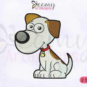 Little Dog Machine Embroidery Design, 4x4 and 5x7 Hoop, Pet Embroidery Design, Baby Dog Embroidery Designs, Animal Machine Embroidery Design