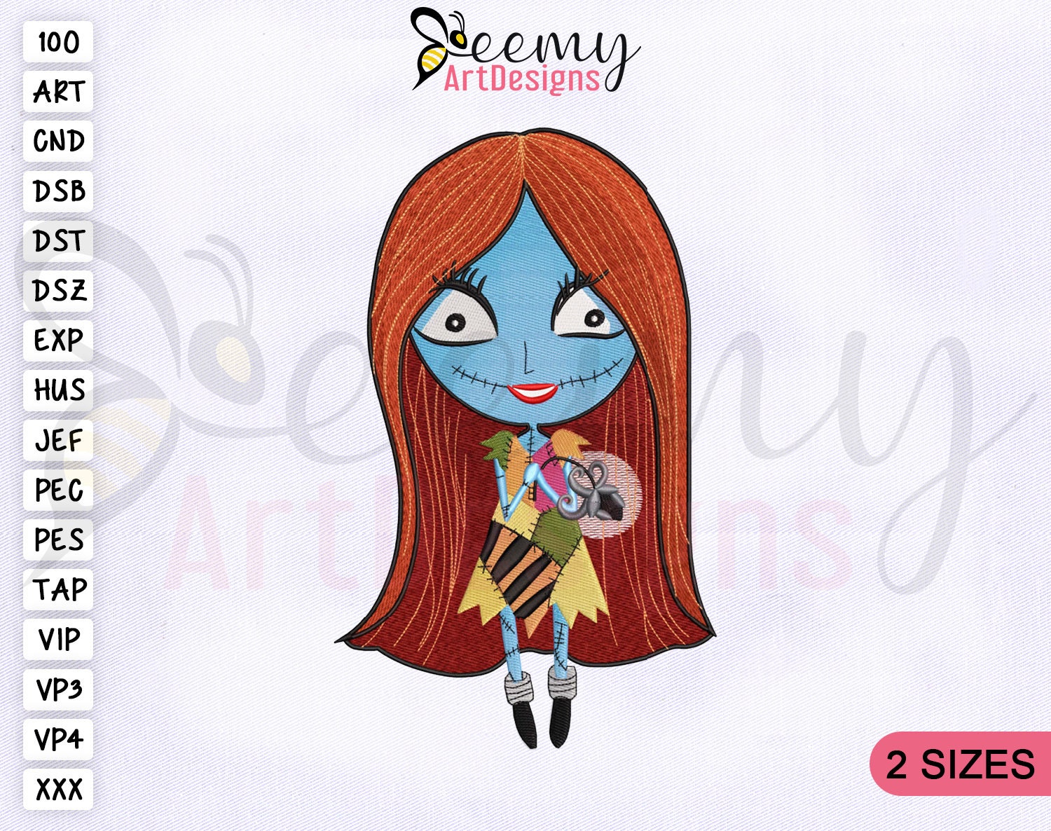 TNBC Little Doll Sally Embroidery Design, 4x4 and 5x7 Hoop, Horror  Halloween Ragdoll Embroidery Design, Sally TNBC Machine Embroidery Design -  Etsy Sweden