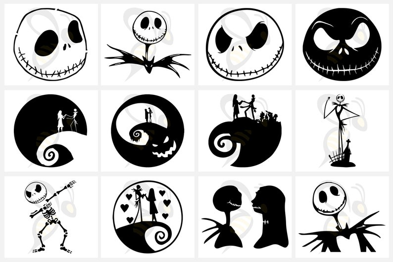 Download 40 Spooky Nightmare SVG Bundle Nightmare Before Christmas ...