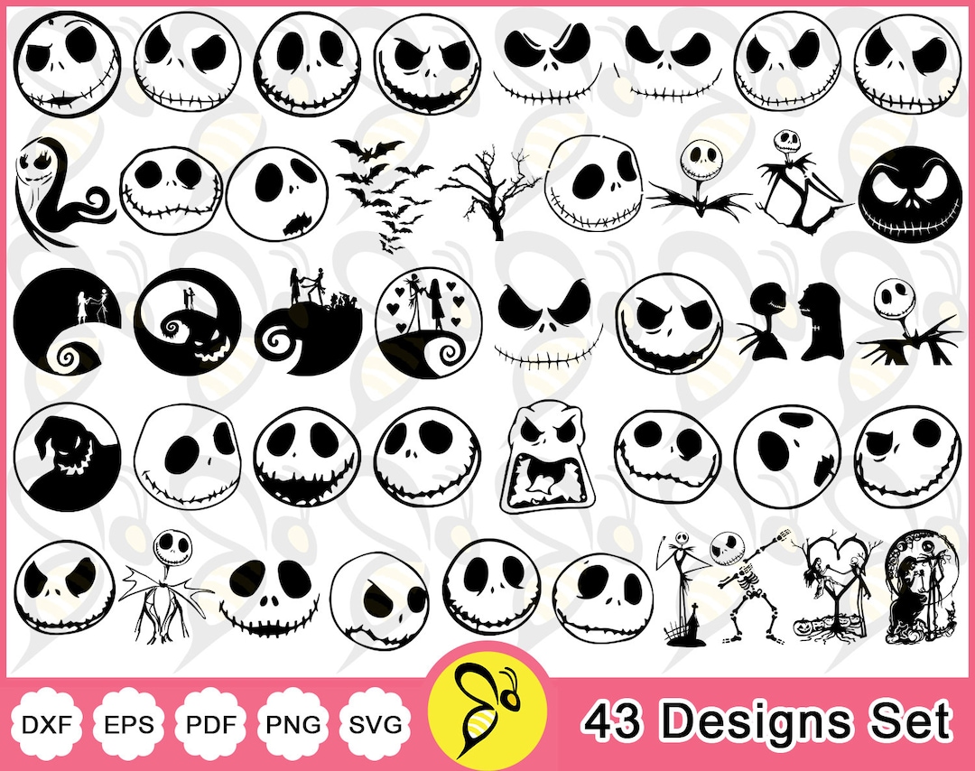 Buy 40+ Spooky Nightmare SVG Bundle, Nightmare Before