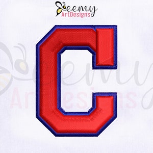 Letter C 3D Puff Embroidery Design, 2 Inch Tall, Puff Embroidery Designs, Letter C 3D Embroidery Designs, Puff Machine Embroidery Designs