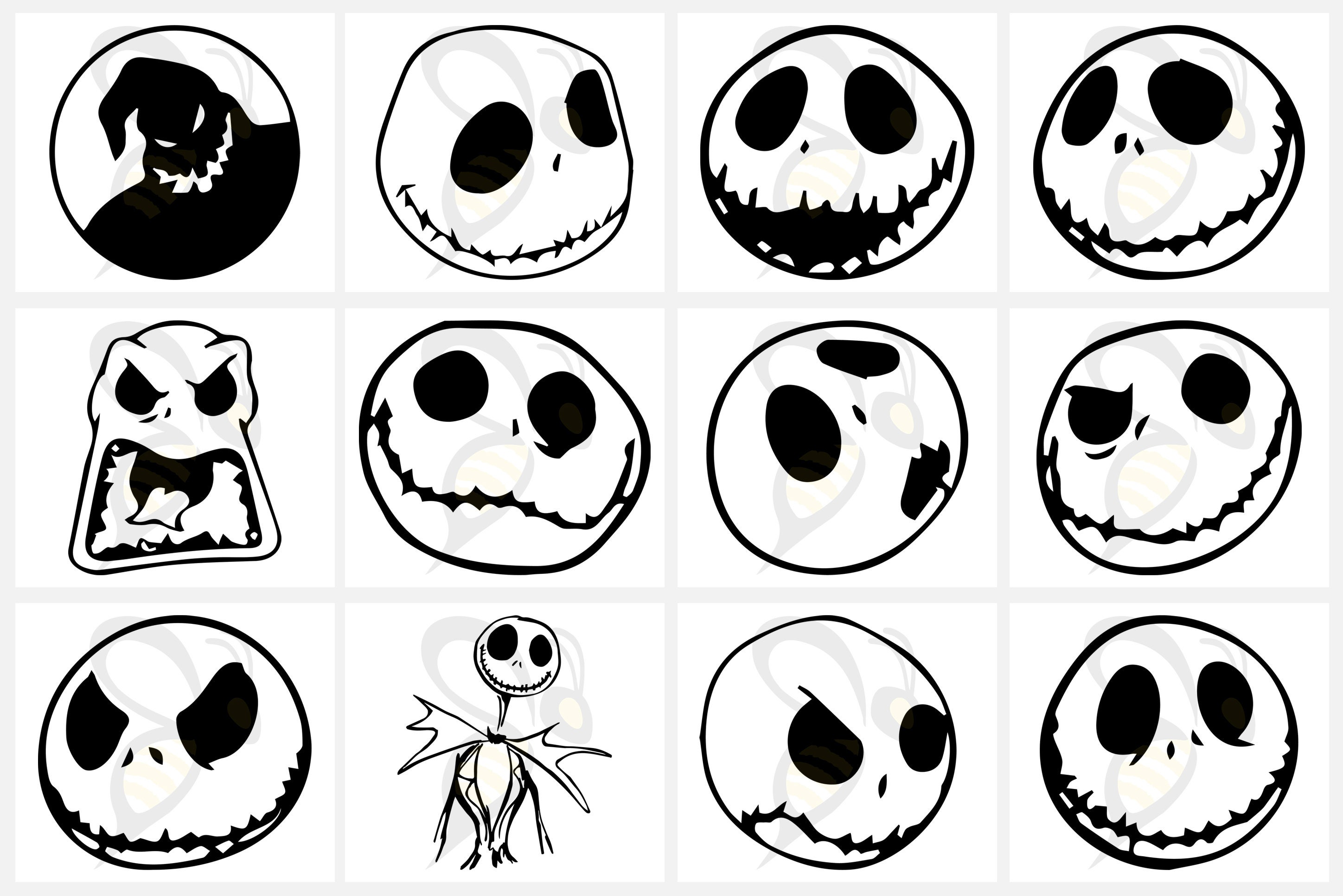 Download 40 Spooky Nightmare SVG Bundle Nightmare Before Christmas ...