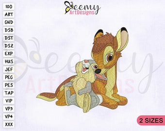 @SIMPLICITY DISNEY BAMBI BUTTERFLY EMBROIDERED IRON-ON/SEW APPLIQUE/PATCH@NIP 