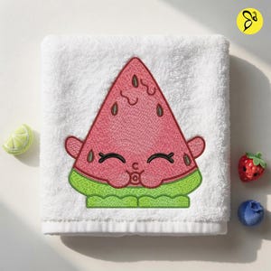 Shopkins Watermelon Pips Embroidery Design, 4x4 5x7 Hoop, Melon (Instant Download)