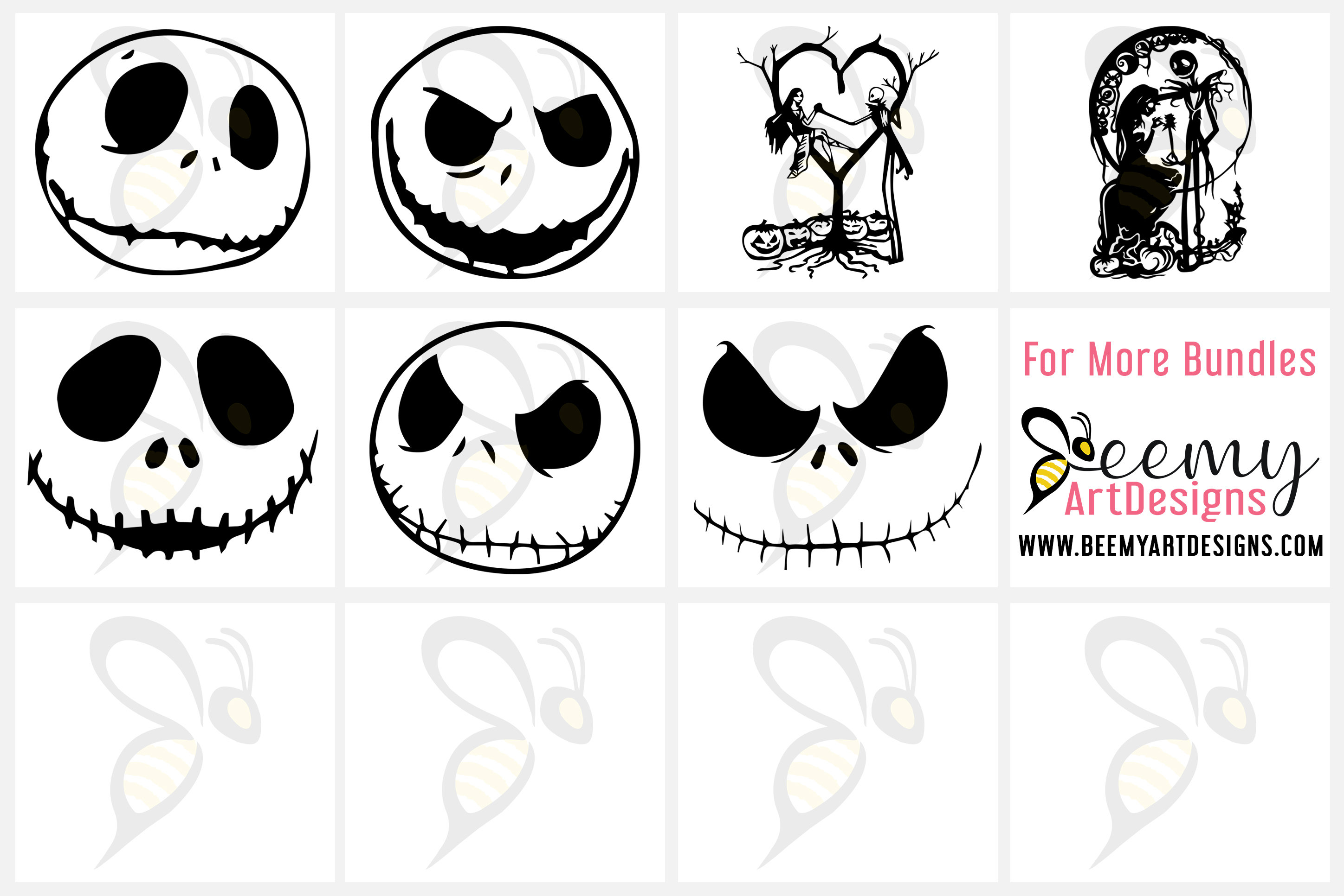 Download 40 Spooky Nightmare SVG Bundle Nightmare Before Christmas ...