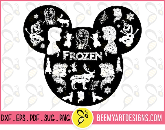 ミッキー＆ミニー アイアンシルエット オブジェ ブラック ECJOY