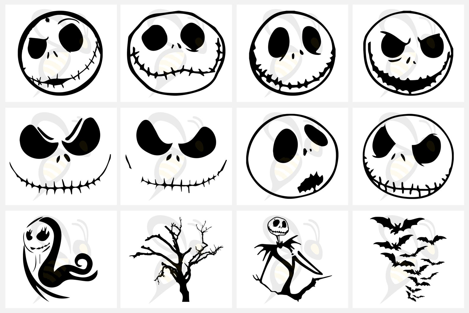 Download 40 Spooky Nightmare SVG Bundle Nightmare Before Christmas ...