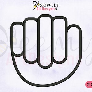 Disegno di ricamo con segno dell&#39;alfabeto A / Disegni EMB per telaio 4x4 e 5x7 / Disegno di ricamo con segno A / Disegno di ricamo con segno della mano A / Disegni EMB per segno
