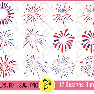 4. Juli Feuerwerk SVG Vektor-Kunst-Designs Bundle, Feuerwerk Vektor-Kunst-Designs, 4. Juli Vektor-Kunst-Dateien, Cricut-Svg-Datei, Vektorkunst