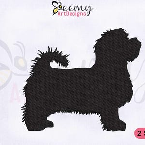 Maltese Dog Machine Embroidery Design | 4x4 And 5x7 Hoop Embroidery Design | Dog Embroidery Design | Maltese Dog Embroidery Design