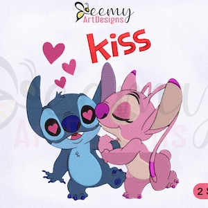激レア品 リロ&スティッチ スティッチ&エンジェル 誓いのキスウェディング リロ＆スティッチ エンジェル ウエディング フィギュア 置物 2点
