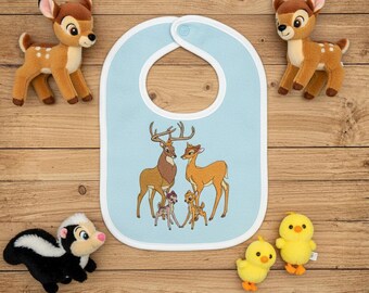 Bambi Family Machine Embroidery Design, 4x4 & 5x7 Hoop, Bambi