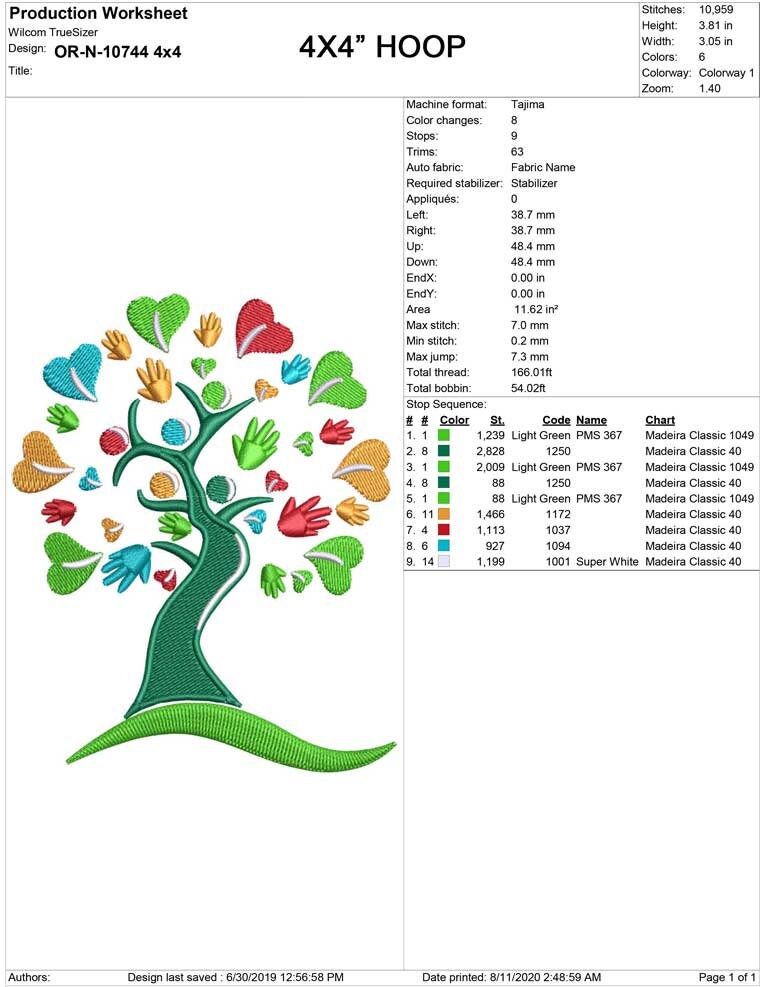 The Help Tree Design Helping Hands Tree Machine Embroidery Design, 4x4 & 5x7 Hoop, Tree ...