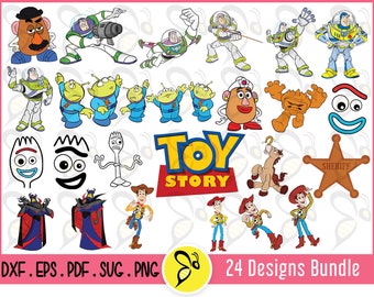 Toy Story Vector Art Designs Bundle, Toy Story Logo Vector