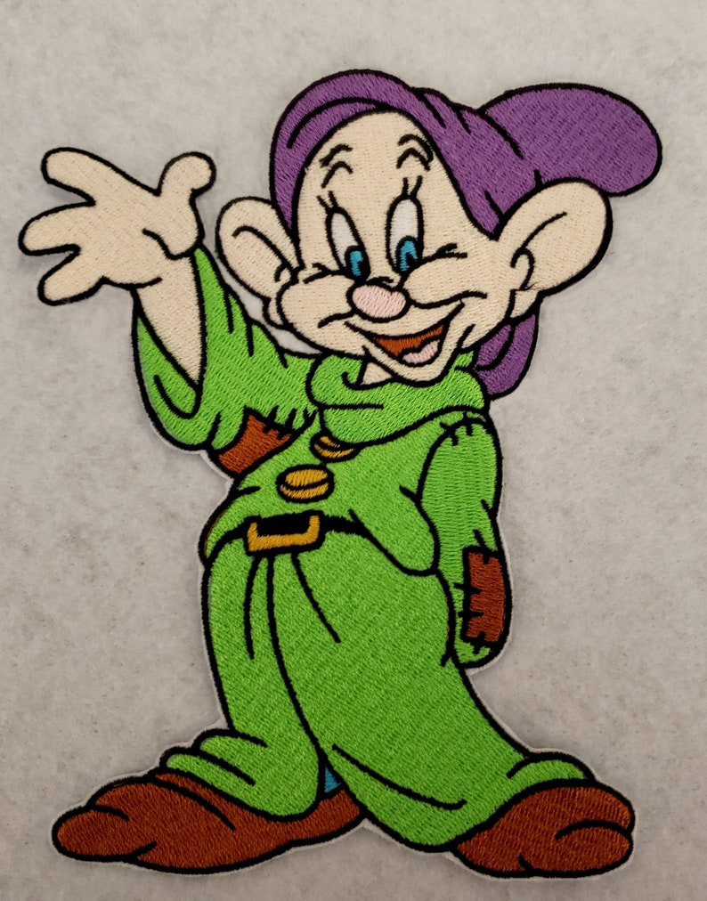 Hello Dopey Machine Embroidery Design | 4x4 and 5x7 Hoop EMB | Dopey Embroidery Design | Snow White and the Seven Dwarfs Embroidery Design image 2