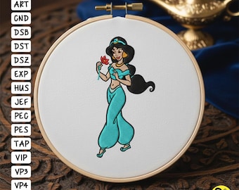 ジャスミンの機械刺繍デザイン - Etsy 日本