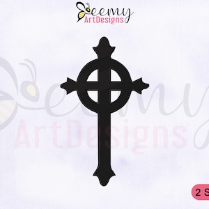 Presbyterian Cross Machine Embroidery Design | 4x4 and 5x7 Hoop EMB | Presbyterian Symbol Embroidery Design | Presbyterian Embroidery Design