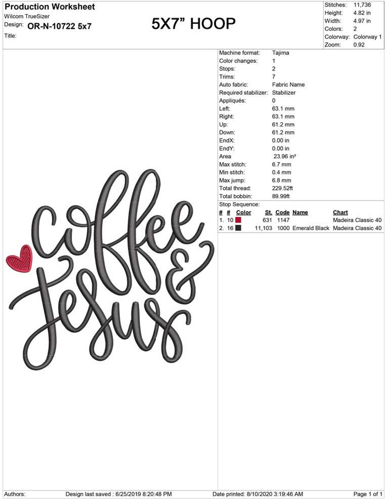 Coffee and Jesus Machine Embroidery Design 4x4 and 5x7 Hoop Etsy