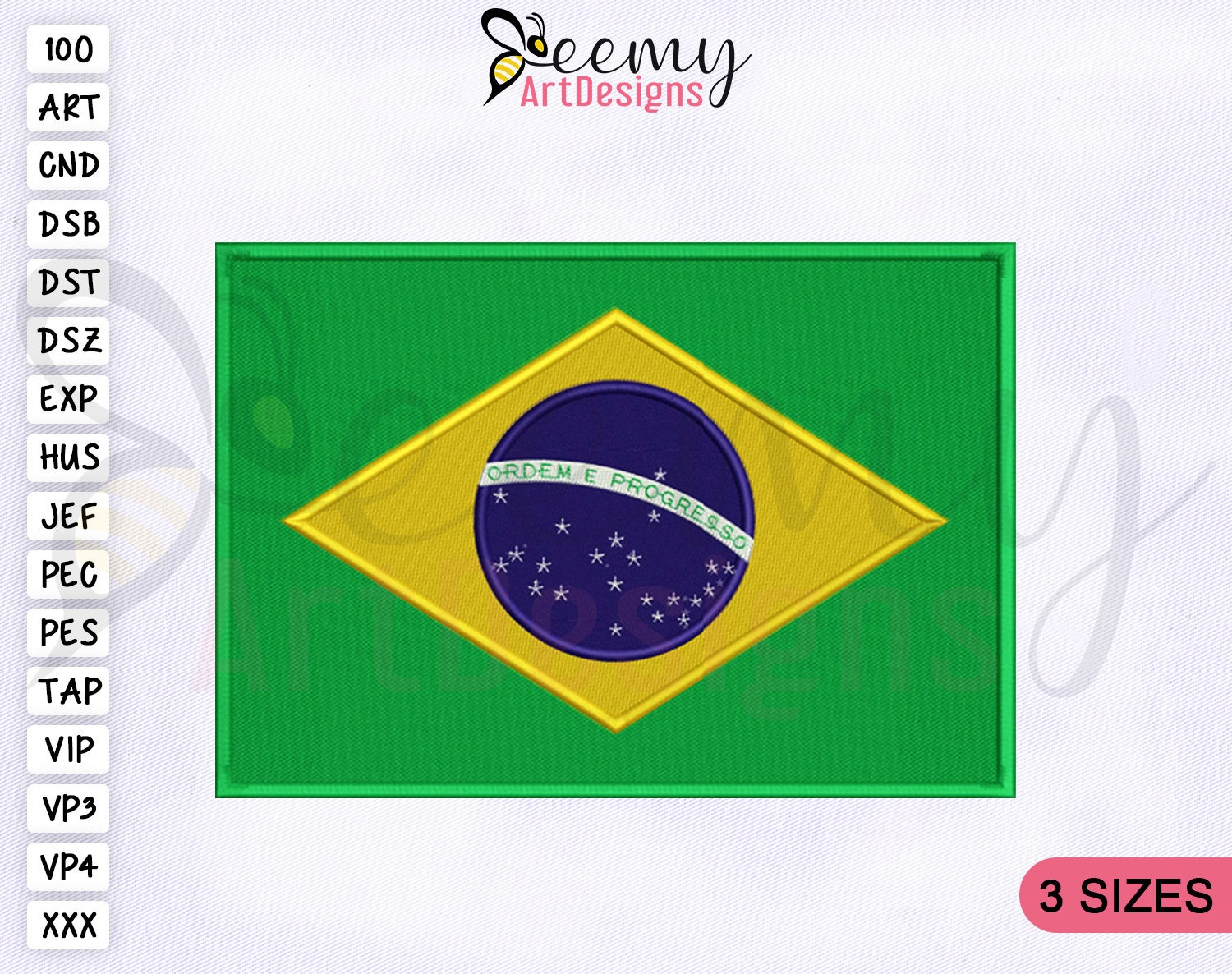 CONTEMPORANEA タンバリン ブラジル国旗デザイン2個セット CONTEMPORANEA タンバリン ブラジル国旗デザイン2個セット