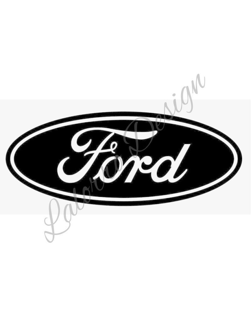Ford Logo With Sexy Girl Die Cut Decal USA Made Multiple Colors Available  6+yrs