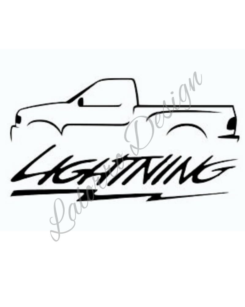 Ford Lightning SVG Etsy