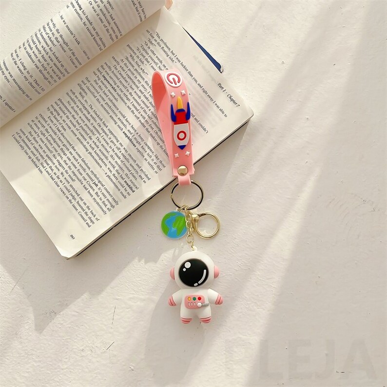 Cute Kawaii Astronaut Airtag Case Airtag Keychain Airtag Etsy