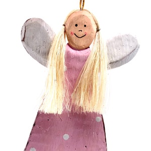 Dotted Angel (2 Ornament Pack For 13.95) Christmas Tree Ornament