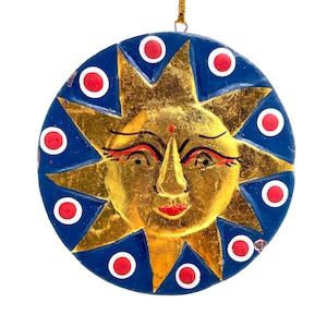 Monkey Business 2 sided Sun and Moon Disc (2 For 19.95) Christmas Tree Ornaments