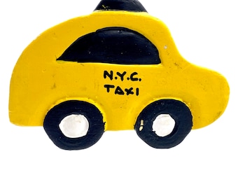 New York City Taxi ( 2 Ornaments pack For 12.95) Christmas Tree Ornament