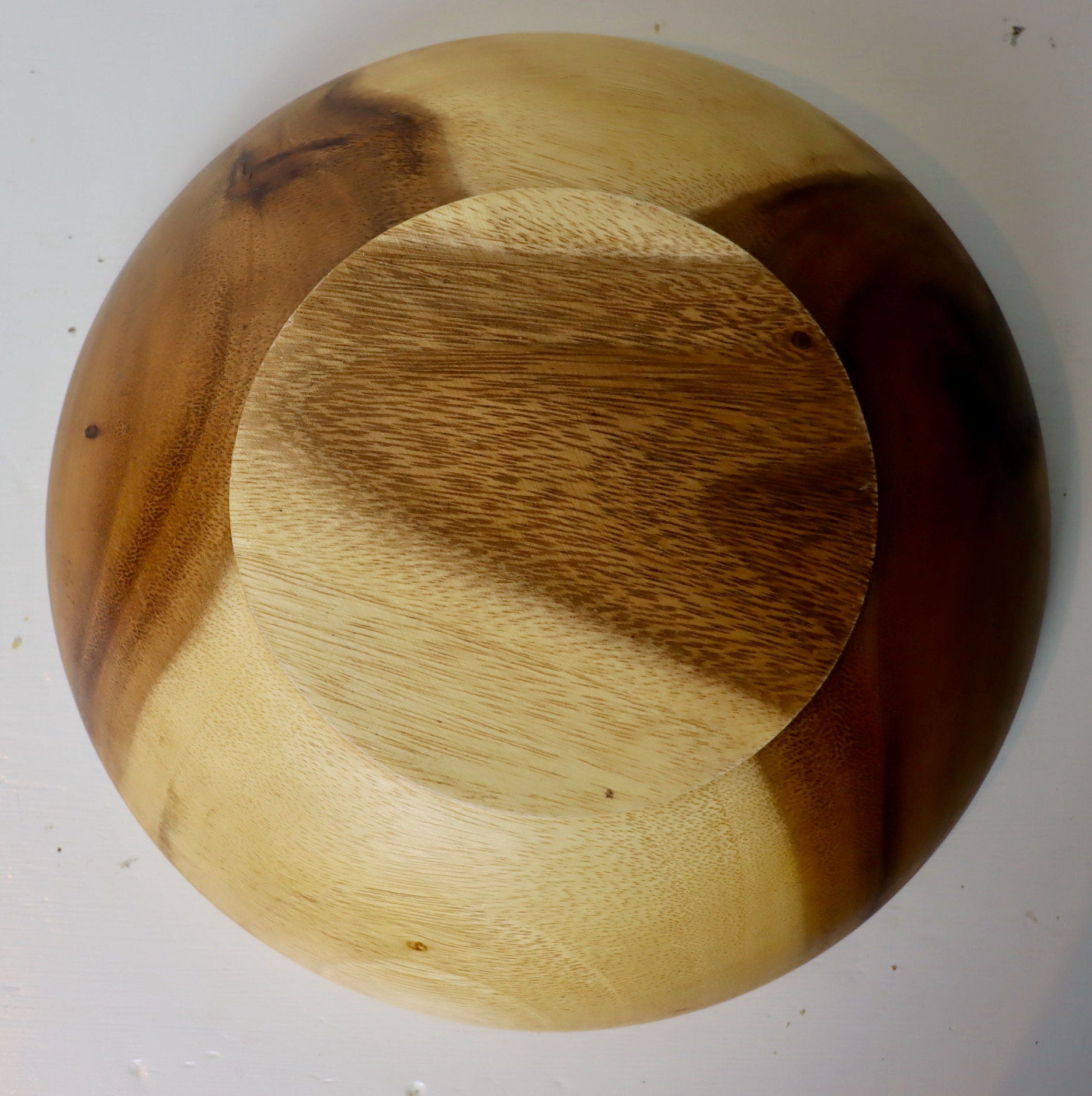 Vintage Holz Schale Moderne Bauernhaus Land Cottage Dekor | Etsy