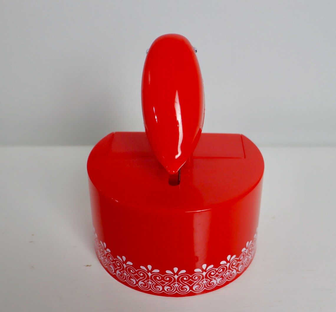 Vintage Bird Toothpick Dispenser Red Mechanical Novelty Etsy