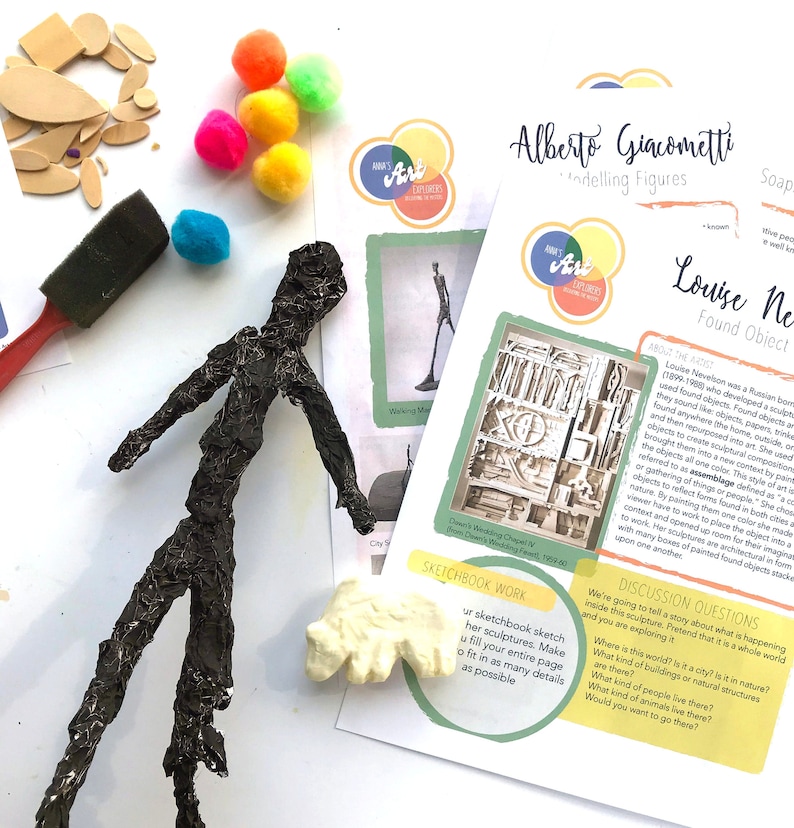 Sculpture With the Masters Homeschool Art Curriculum Etsy