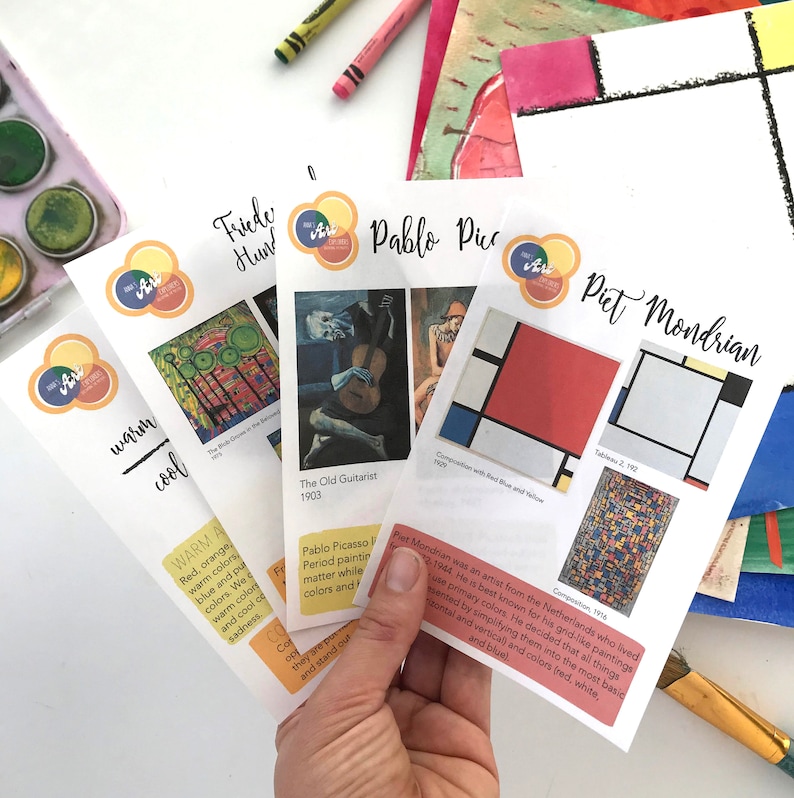 Color With the Masters Homeschool Art Curriculum Etsy